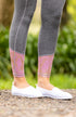 BARE Performance Riding Tights - Grey Lilac Rose Gold